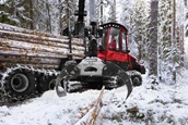 New Forwarder working in snow